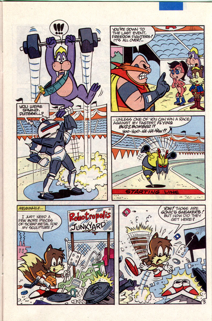 Sonic - Archie Adventure Series December 1993 Page 9